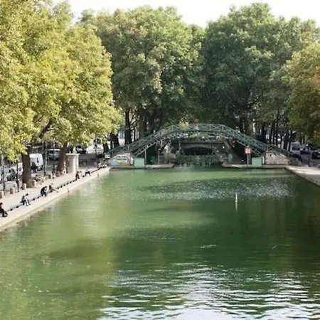 Elegant Divine Sun Quartier Canal St Martin Lägenhet *